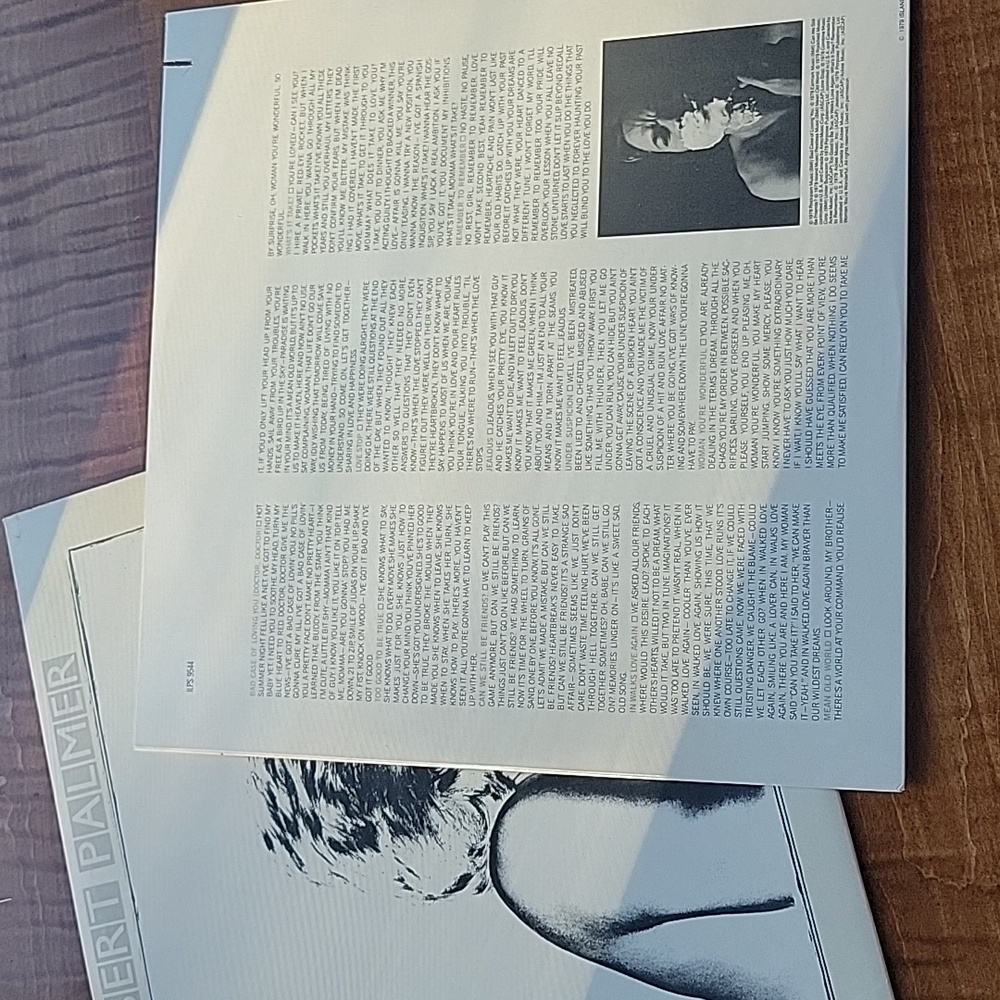 ROBERT PALMER SECRETS LP VINYL RECORD - Picture 4 of 5